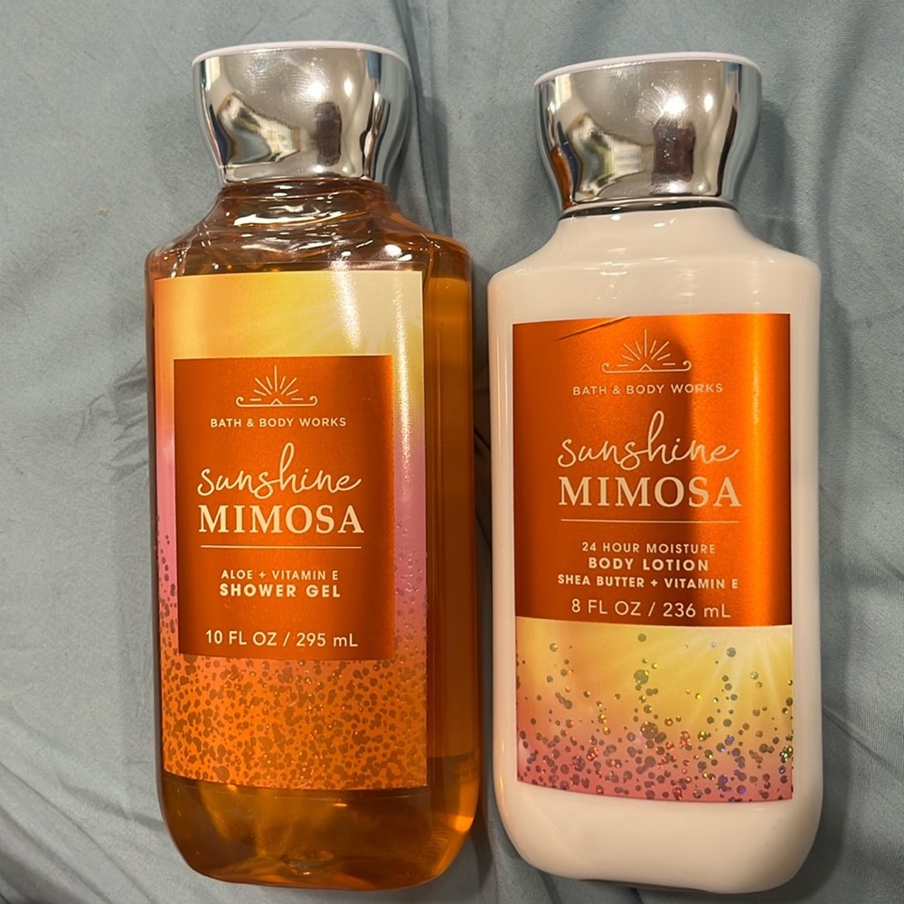 Bath and Body Works Sunshine Mimosa Bundle